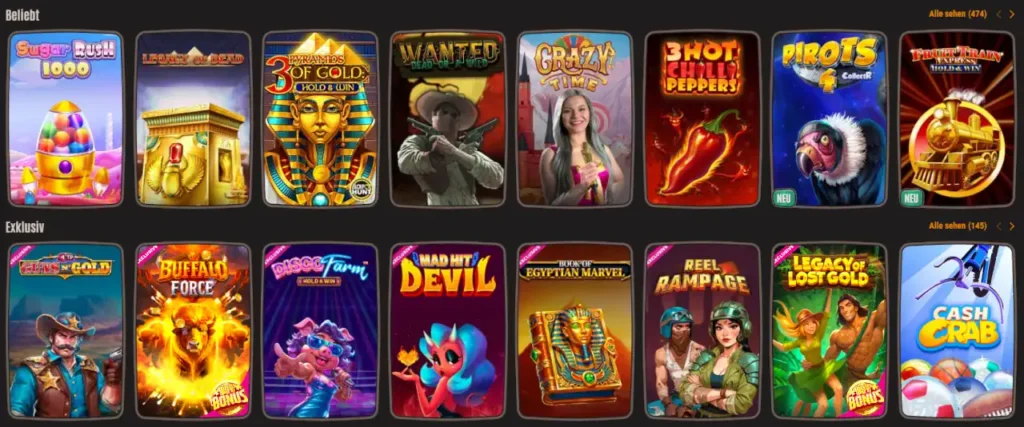 Neon54 Spiele